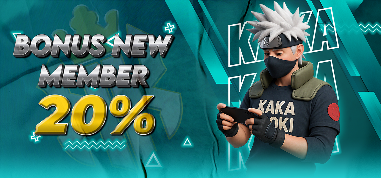 BONUS NEW MEMBER +20%