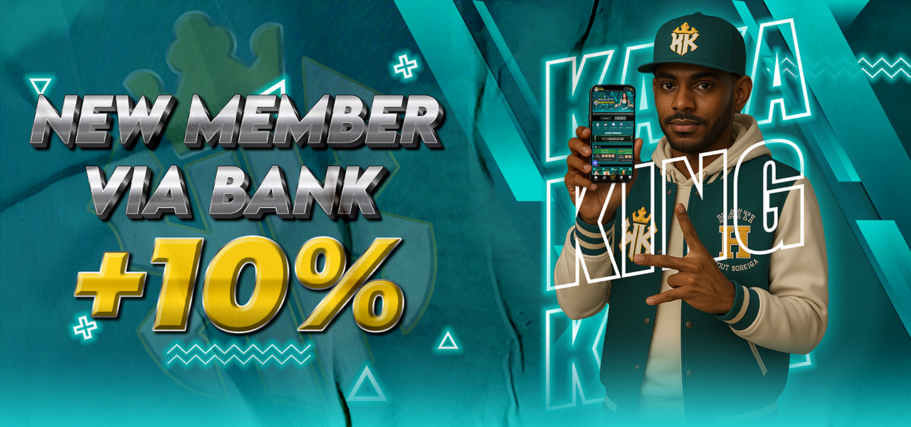 BONUS NEW MEMBER VIA BANK +10%